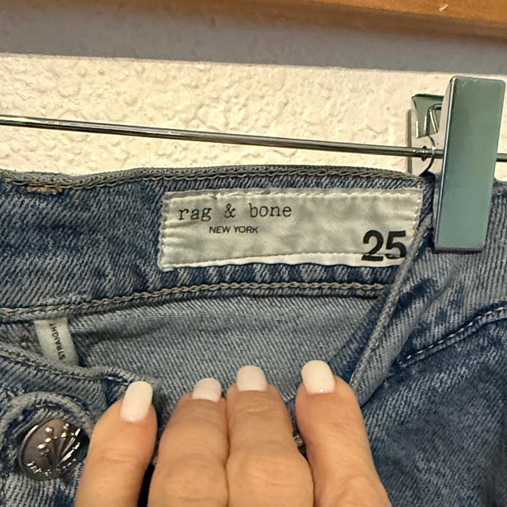Rag & Bone Wren High-Rise Straight - Porter - Picture 5 of 8